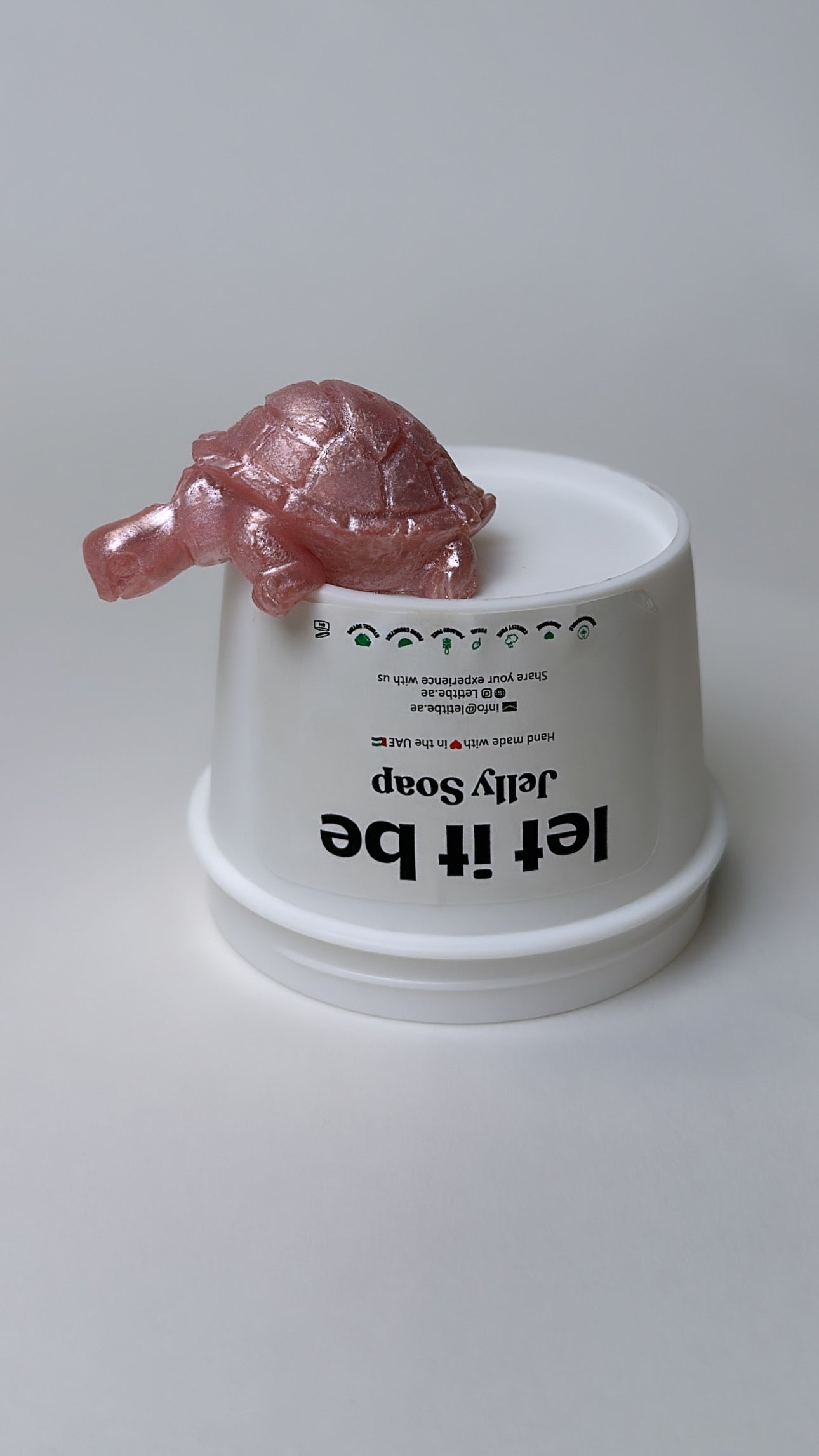 Baby tortoise - with Rose Scent Jelly Soap