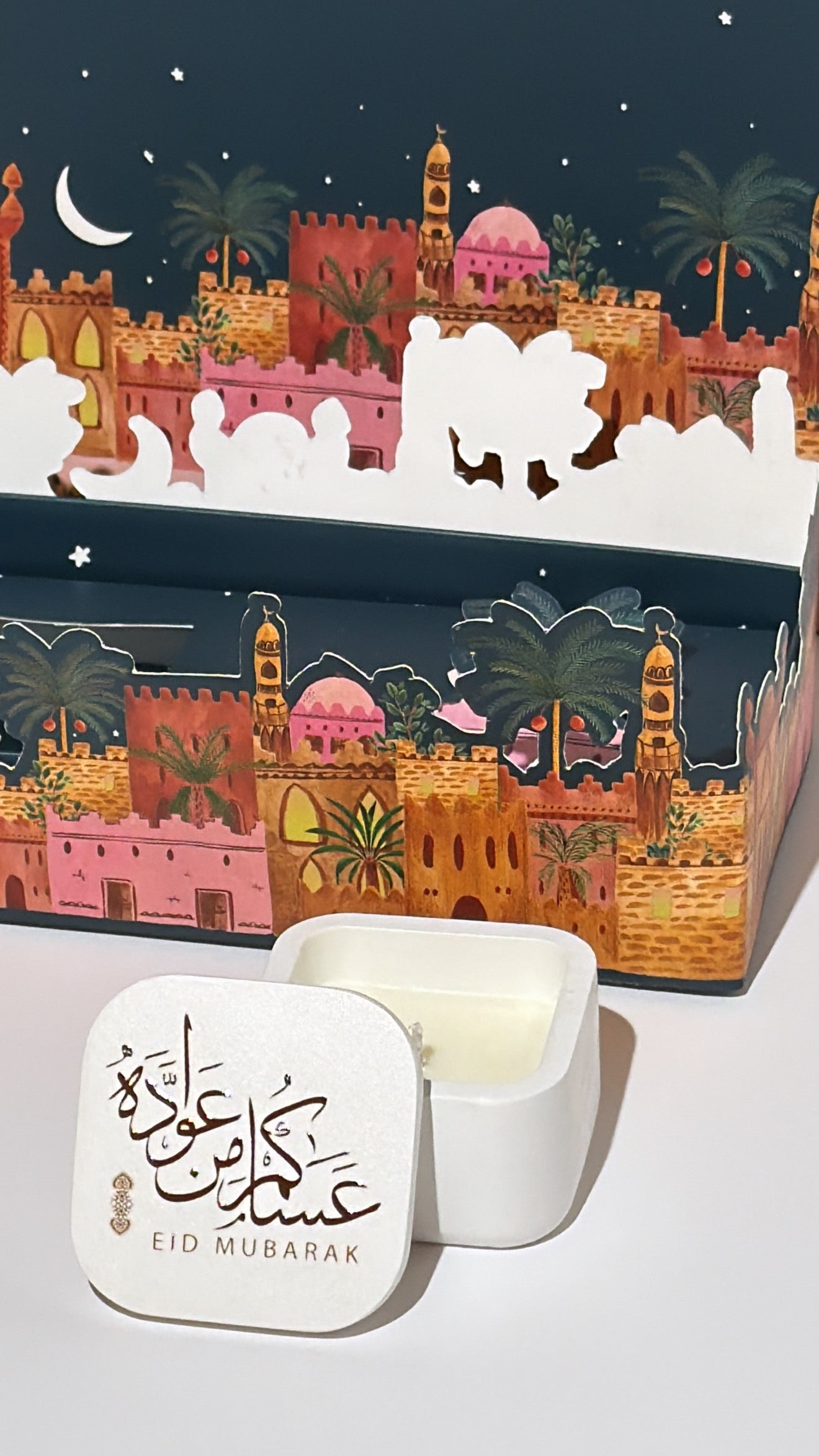 Eid Candle Gift Box - 32AED X 6 Bags