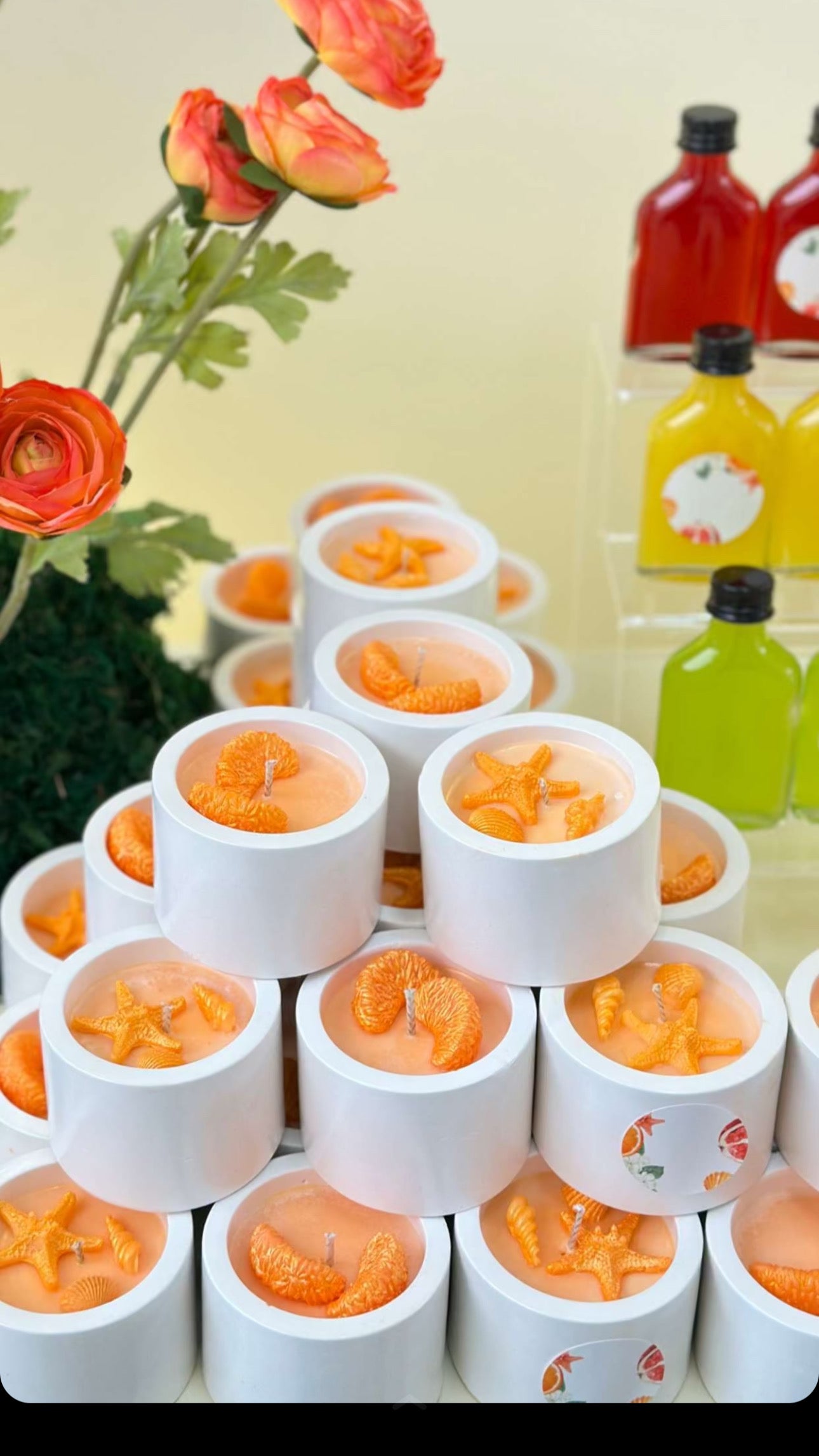 Citrus and Sea theme Custom giveaway 25 pcs