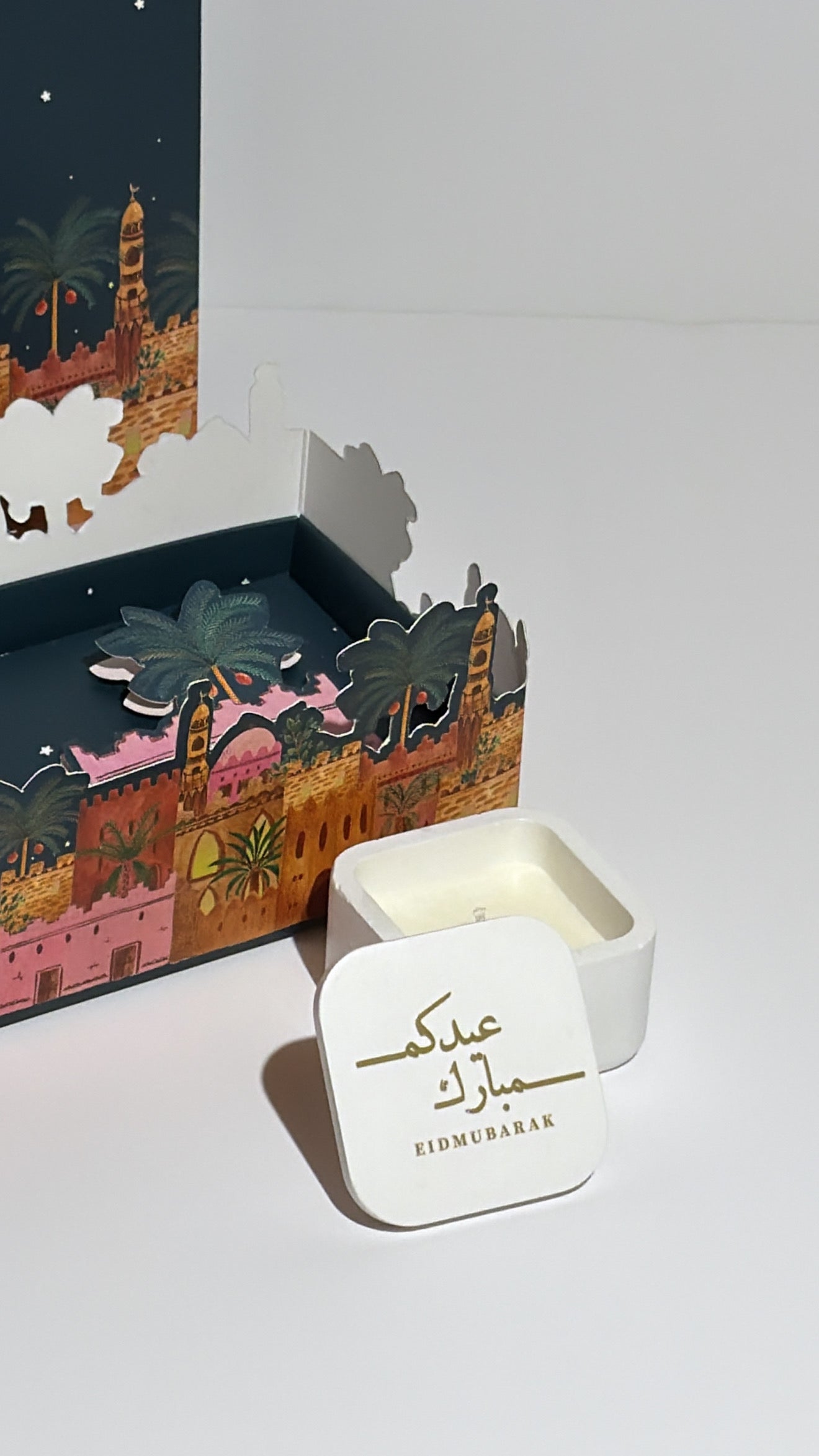 Eid Mubarak Candle Gift Box -   32AED X 6 Bags