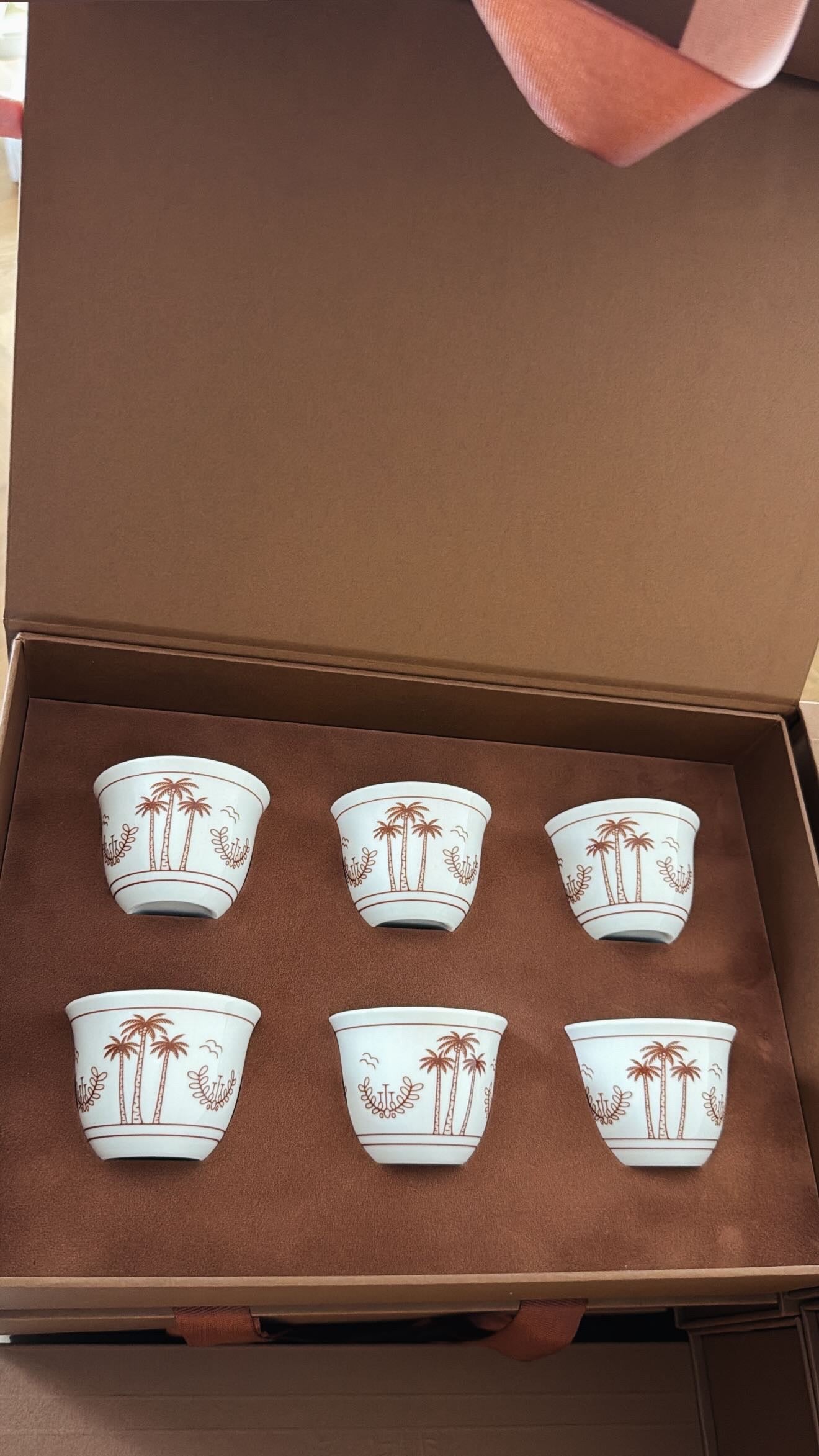 The historic Fenyal - Set of 6 Arabic coffee cups
