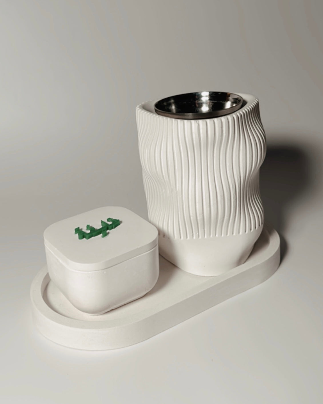Madkhan Set ( Madkhan, Oval Tray & Customizable Storage Box )