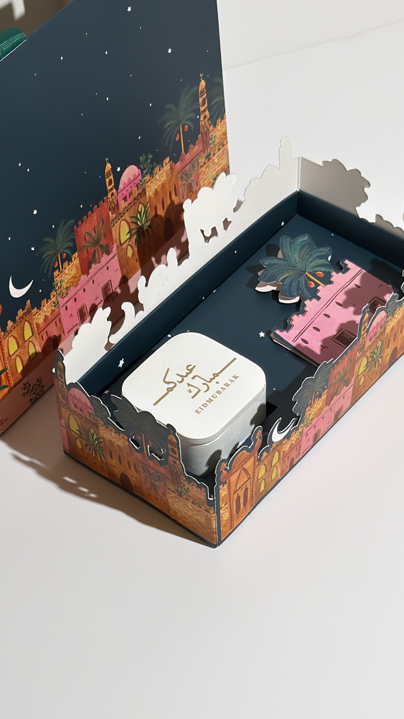 Eid Mubarak Candle Gift Box -   32AED X 6 Bags