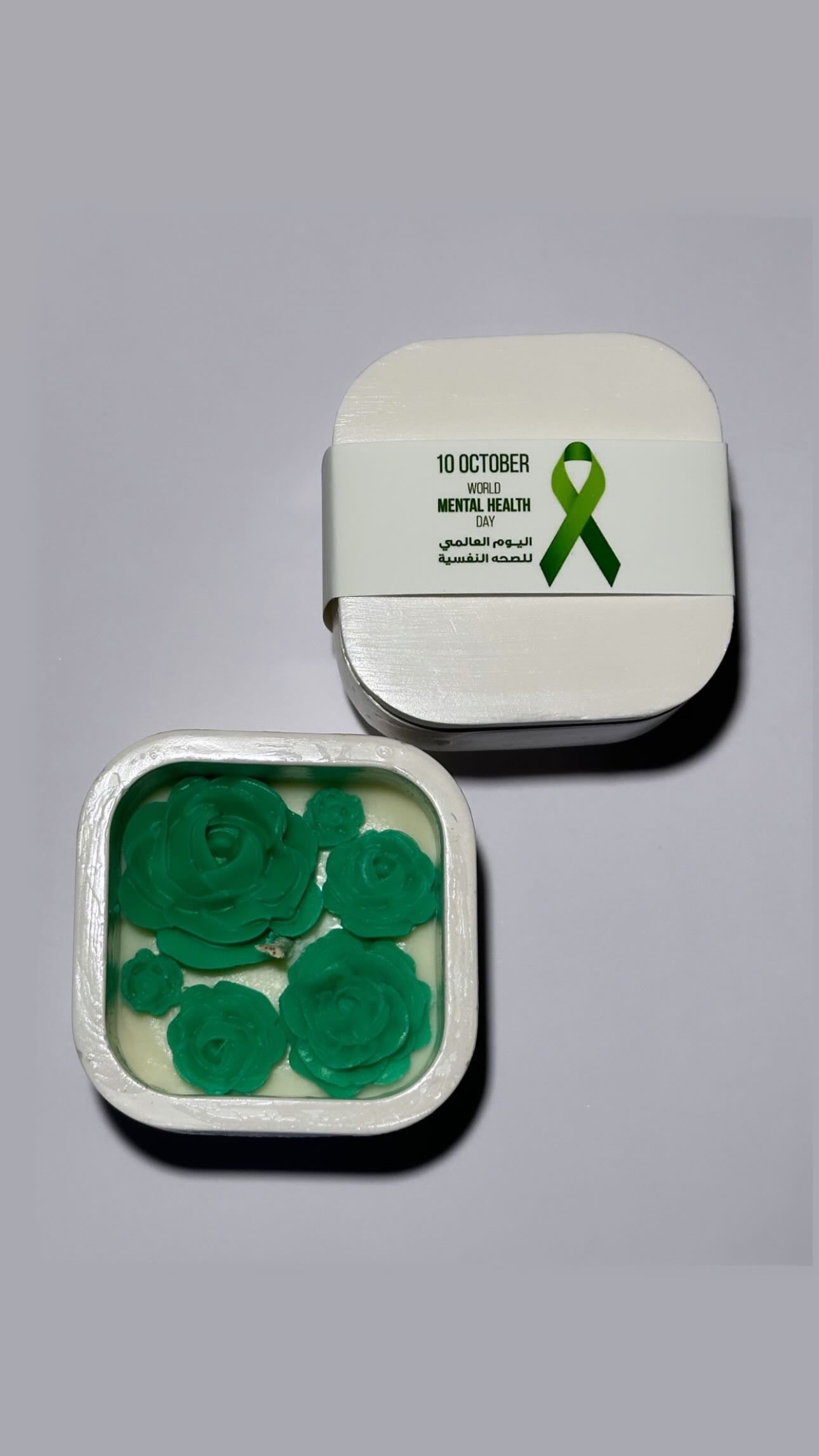 Mental Health Day Flower Candle Giveaway-20 pcs