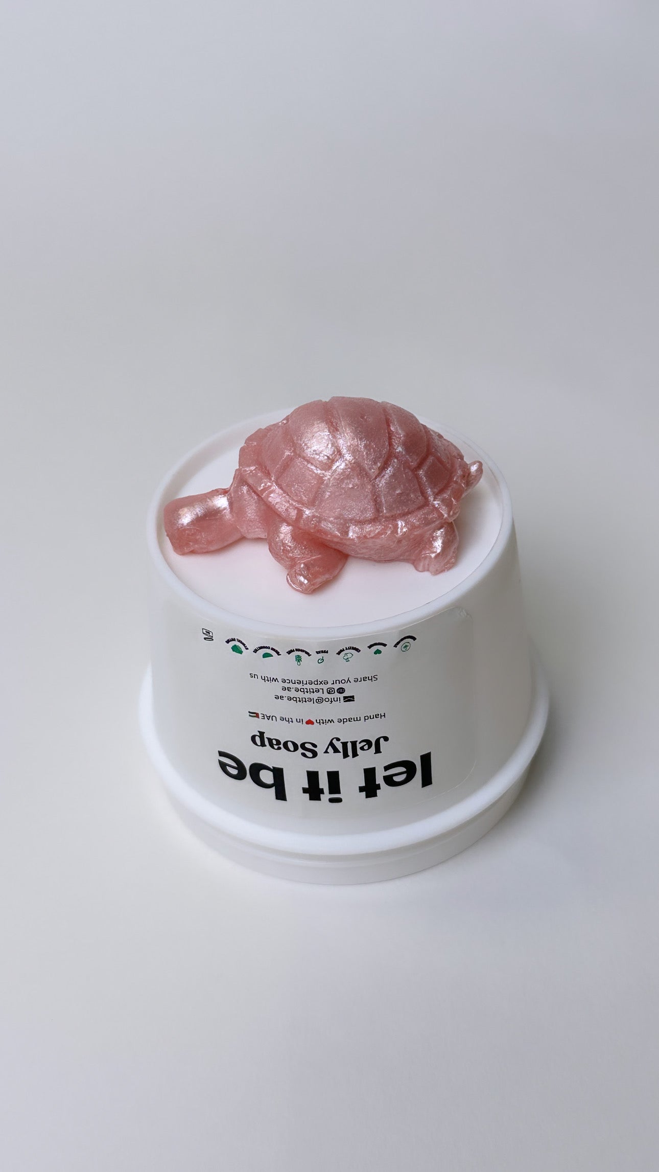 Baby tortoise - with Rose Scent Jelly Soap
