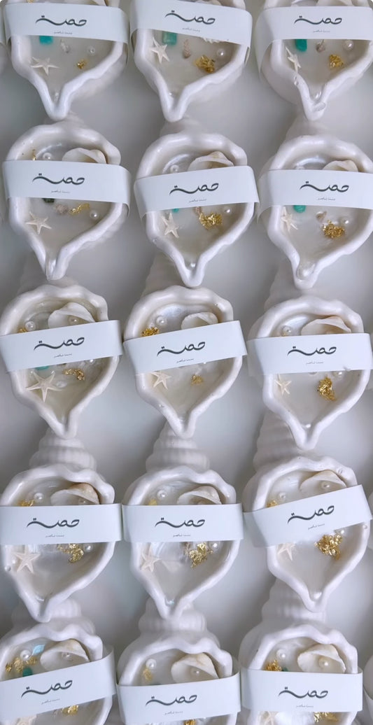 Shimmery Seashell Candles Giveaway: Customizable Set of 15