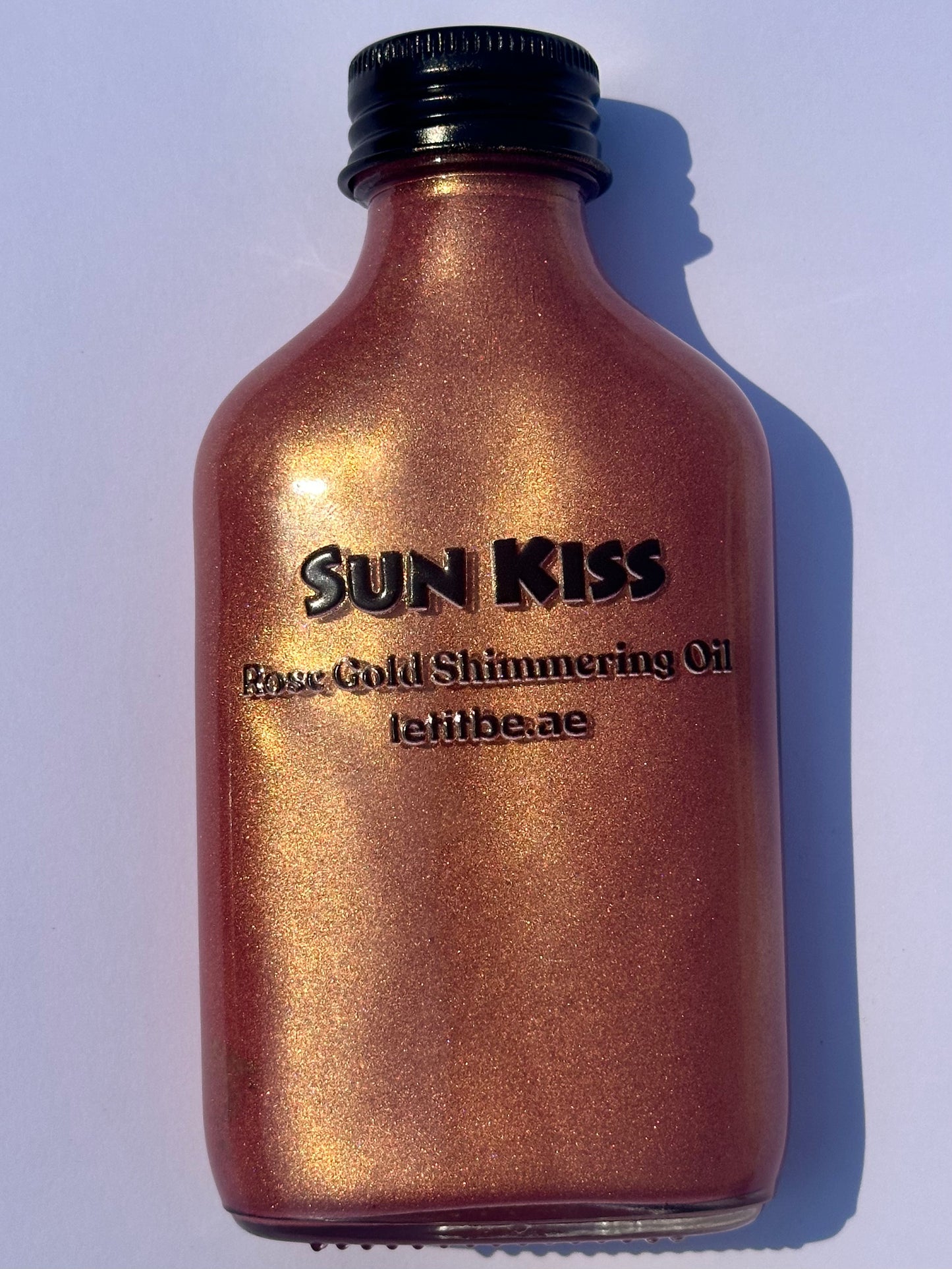 Rose Gold Shimmering Oil - Vanilla Scent