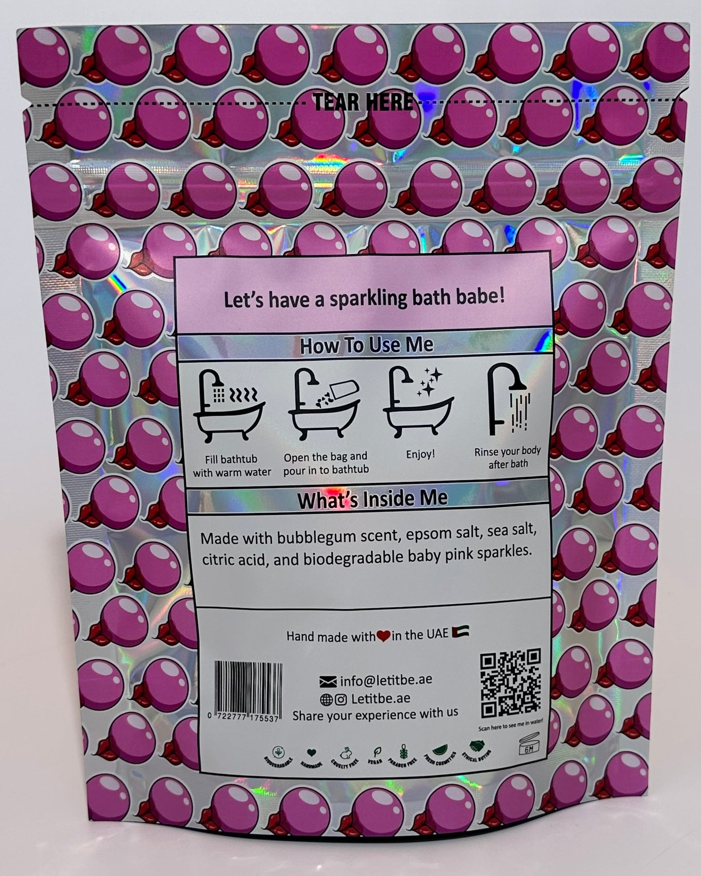 Bubblegum Bath Bomb