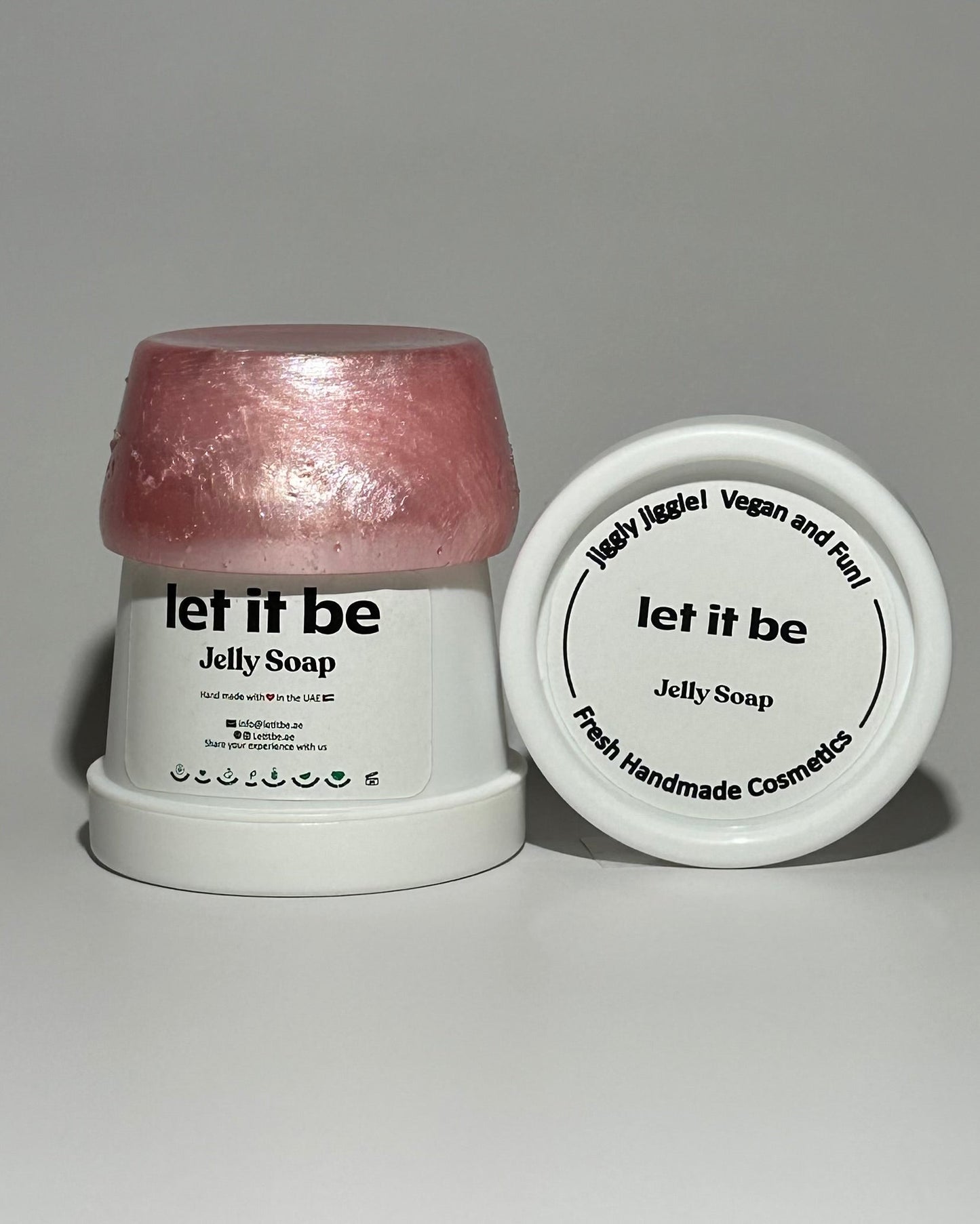 Rose in a Jar  - Jelly Soap