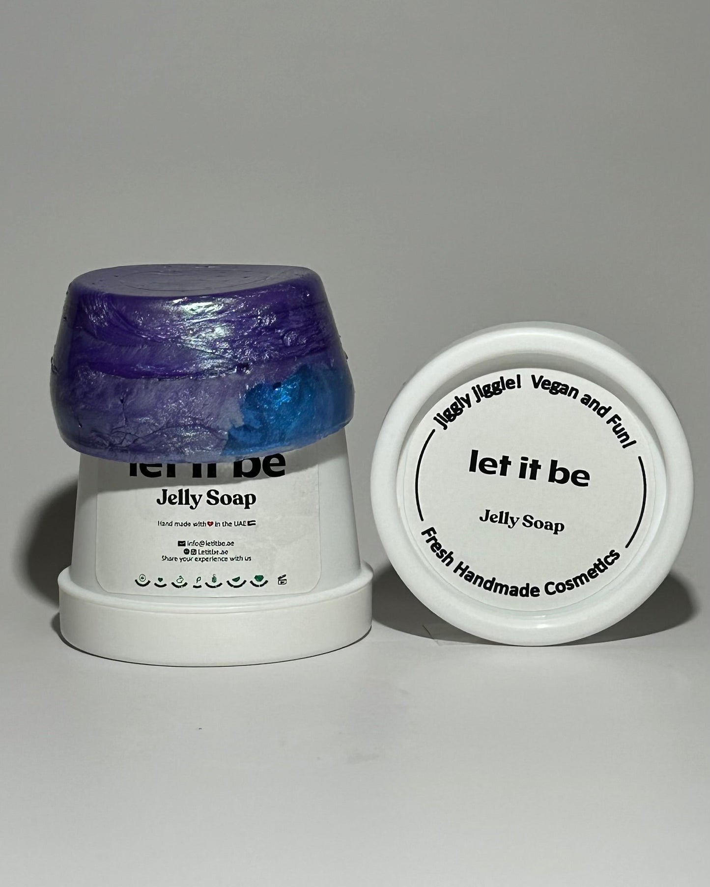 Galaxy in a Jar  - Lavender Jelly Soap